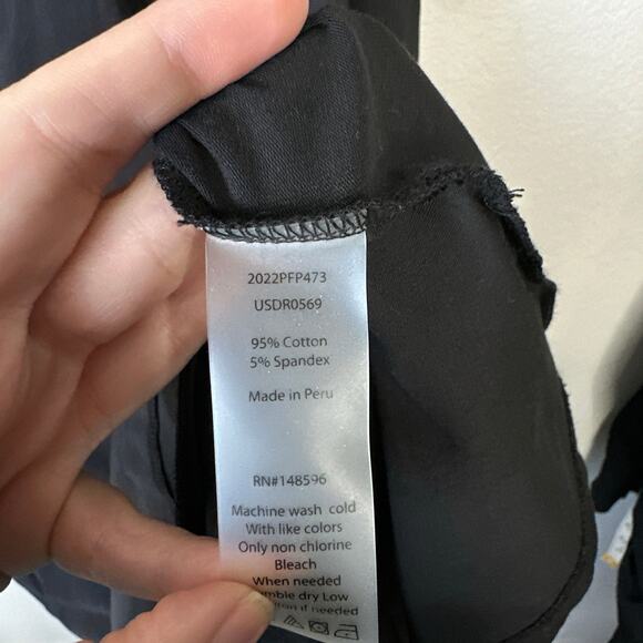 UNIVERSAL STANDARD Halie T-Shirt Dress Black Plus Size 3XL Womens 34-36 Comfy - Picture 6 of 7